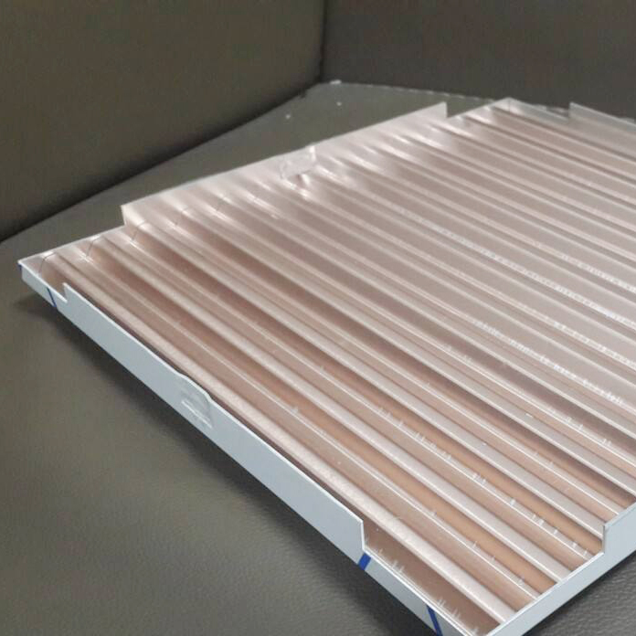 Panel compuesto de aluminio corrugado 3d